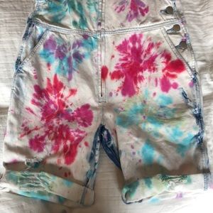 Forever 21 Tie-Dye Overalls